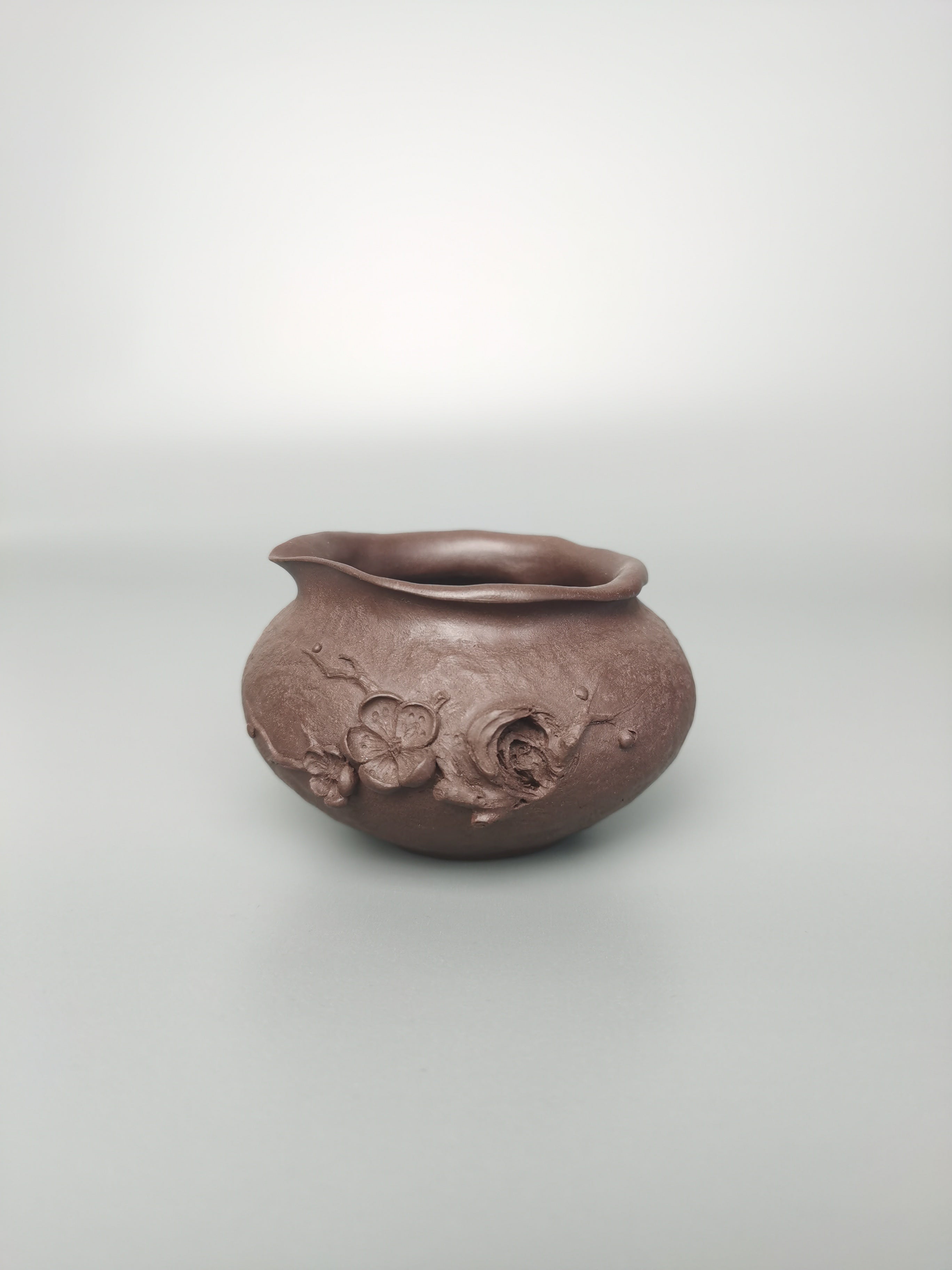 yixing teacup named bloom vintage style front